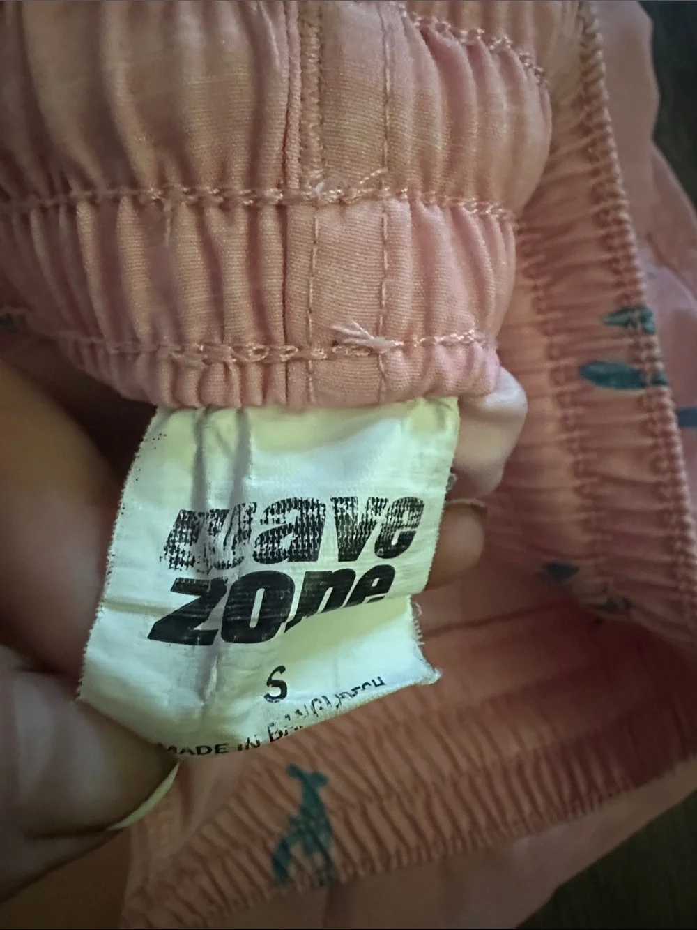 Kids' Pink lobster -Print Swim Trunks with Drawstring